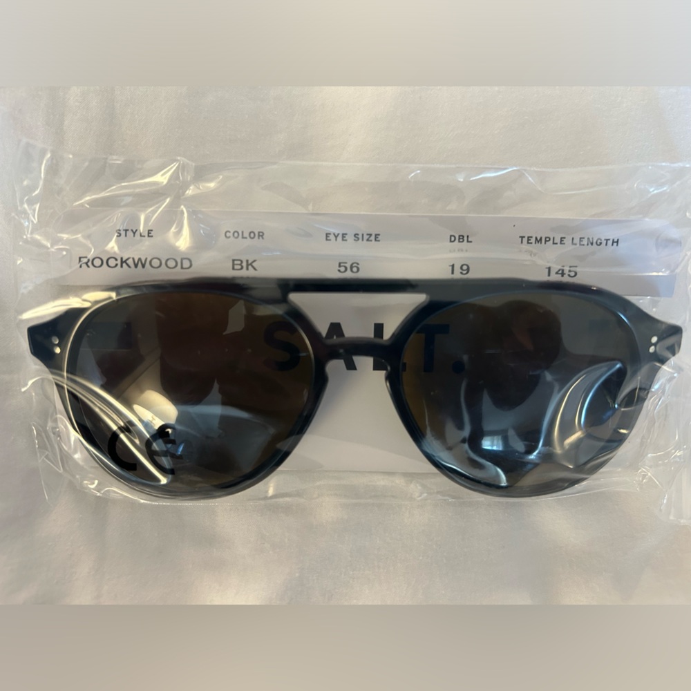SALT Black Rockwood Polarized Sunglasses